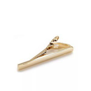 Saddlebred® Brushed Gold Tie Clip